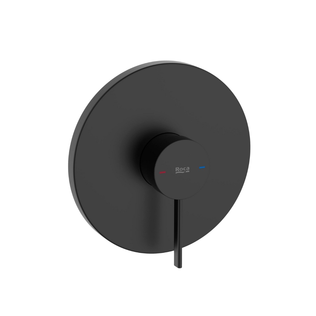 Cut out image of the Roca Ona Matt Black Shower Valve